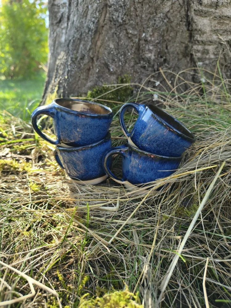 Espresso hrníček - tmavě modrý