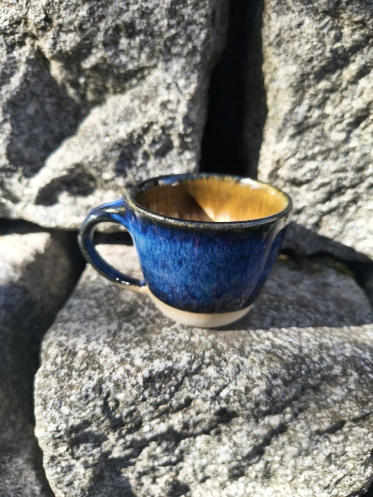 Espresso hrníček - tmavě modrý