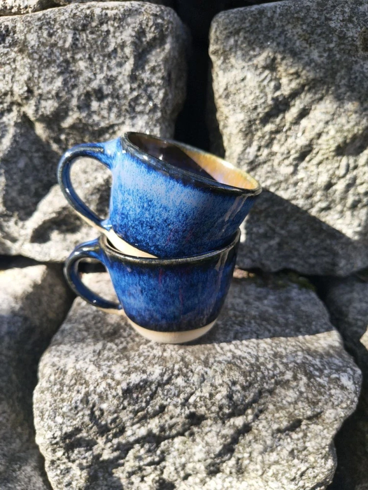 Espresso hrníček - tmavě modrý